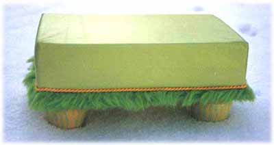 Mintfarbenes Nappaleder